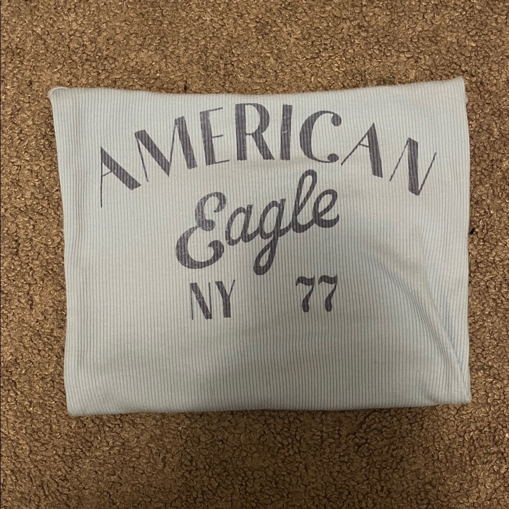 American Eagle Outfitters Blue Stretchy Tank Top - Picture 3 of 3
